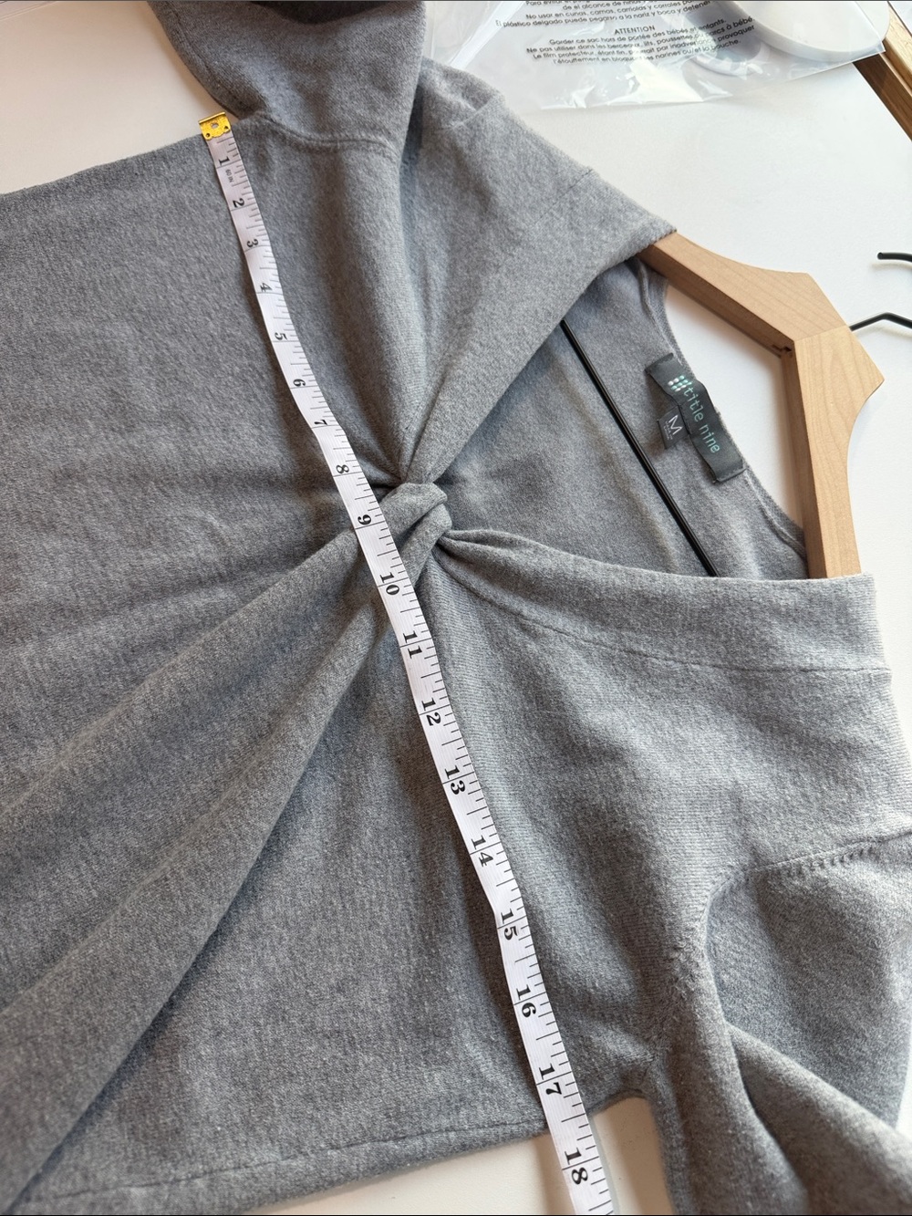 Title Nine Sweater Knot Front XS - Picture 7 of 9